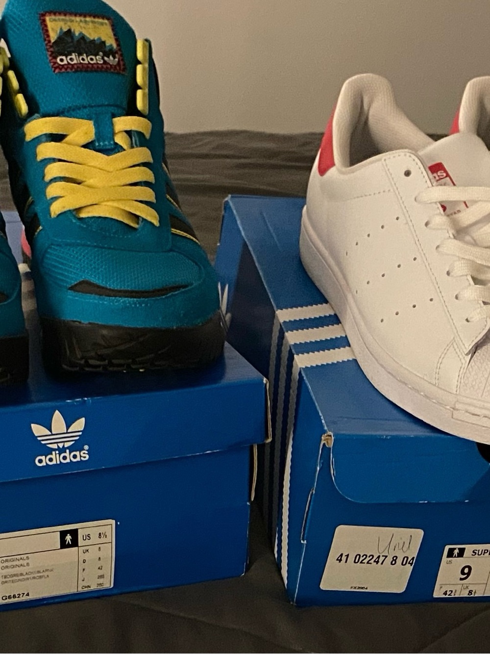 Adidas Originals 4-Pair Men’s Size 9 Sneaker Bundle With Boxes
